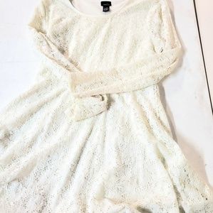 Rue21 Ivory Lace Dress